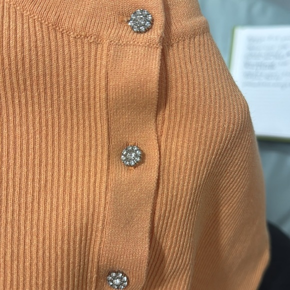 Zara Kids Orange Button-Up Shirt - Picture 3 of 5